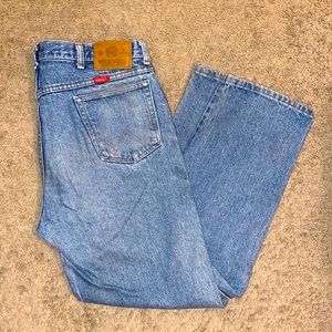 Vintage Light Wash Wranglers